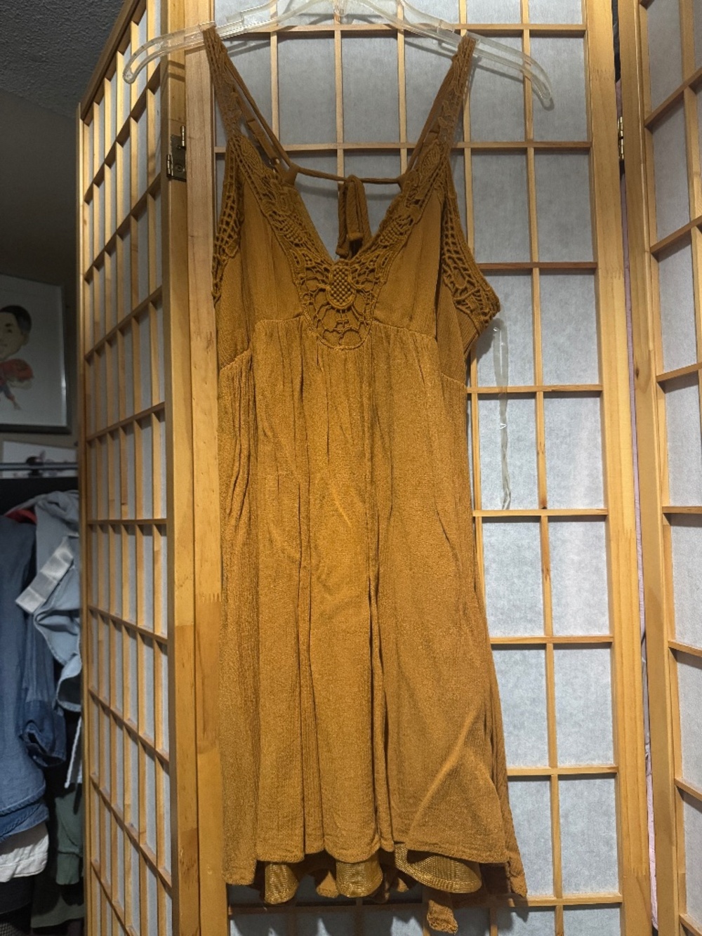 Mustard yellow dress